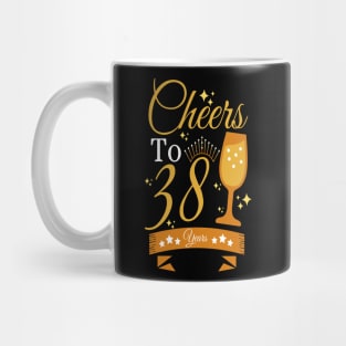 Cheers to 38 years Mug